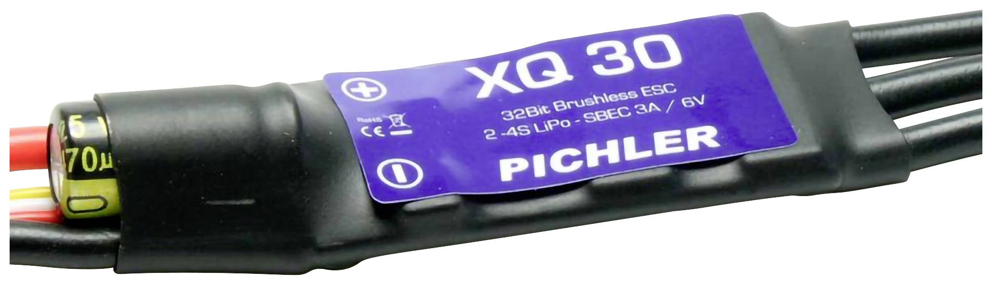 Pichler Modellbau XQ+ 30 Slim Flugmodell Brushless Flugregler Belastbarkeit (max. A): 40A