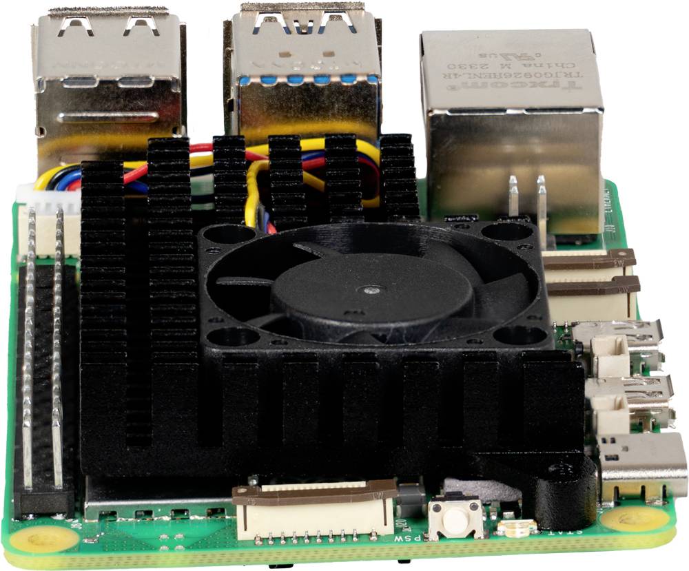 Joy-it RB-heatsink5 Kühlkörper-Set Schwarz