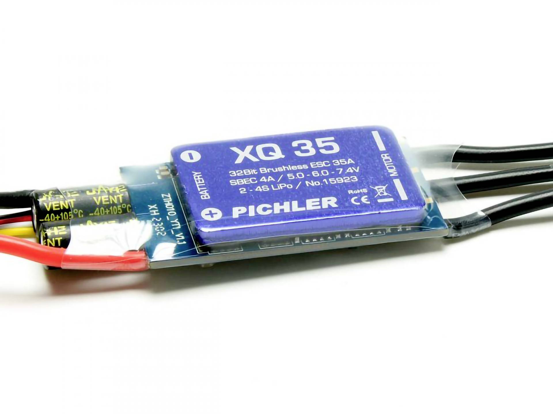 Pichler Modellbau XQ+ 35 Flugmodell Brushless Flugregler Belastbarkeit (max. A): 45A