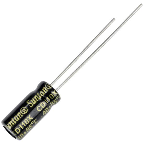 Suntan TS13DE1E220MSB030R Elektrolyt-Kondensator 2 mm 22 µF 25 V 20 % (L x B) 11 mm x 5 mm