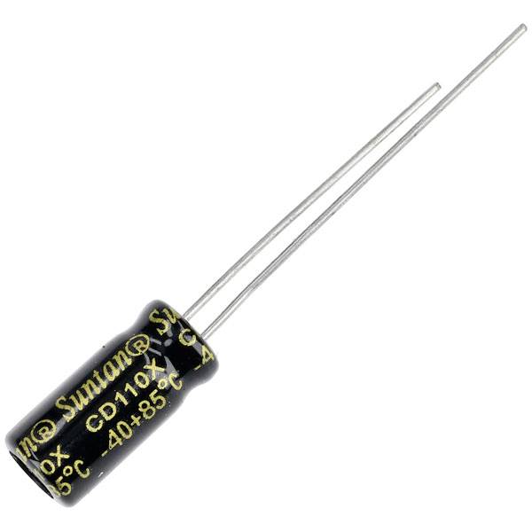 Suntan TS13DE1J010MSB030R Elektrolyt-Kondensator 2mm 1 µF 63V 20% (L x B) 11mm x 5mm