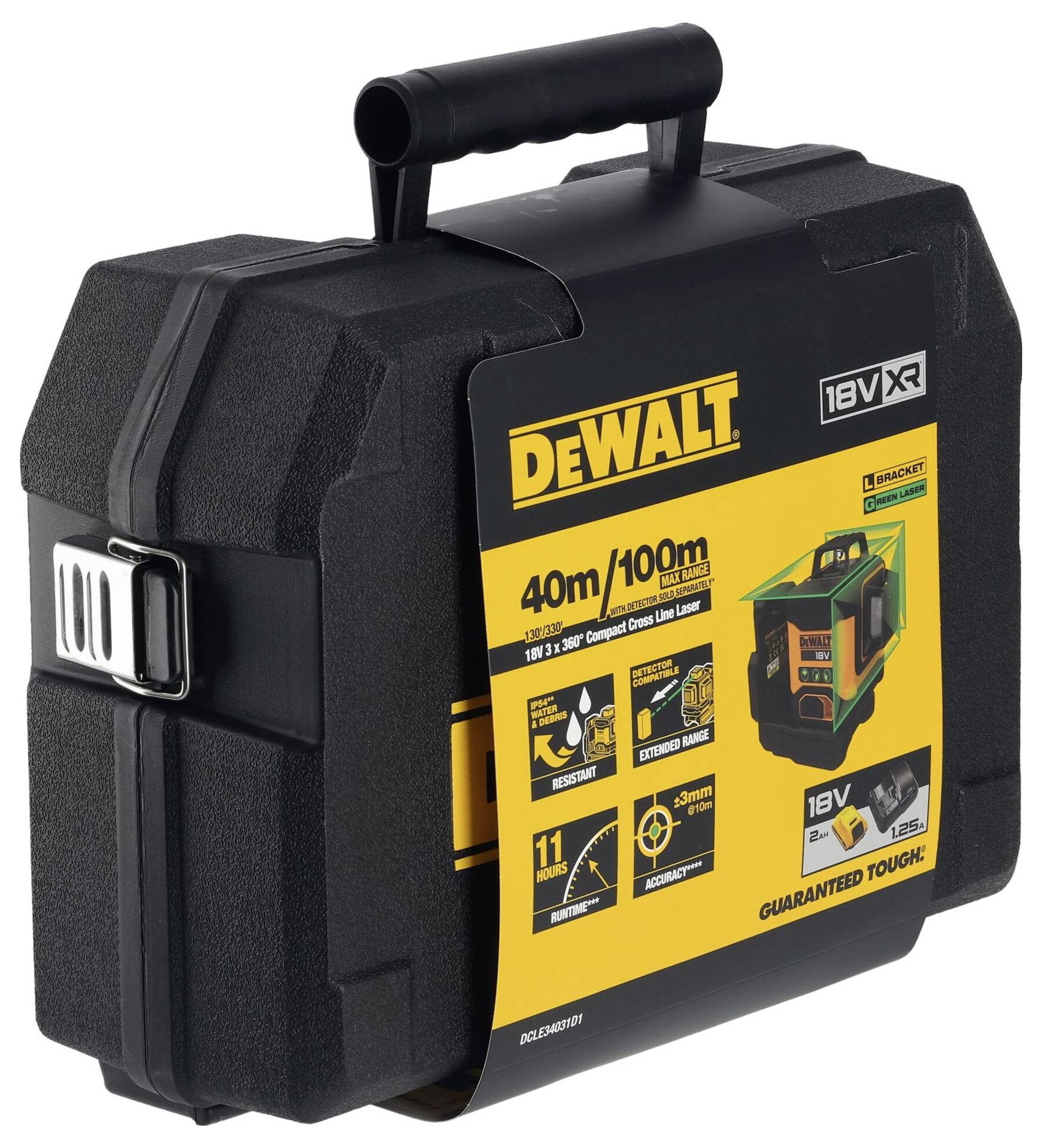 DEWALT DCLE34031D1-QW Linienlaser