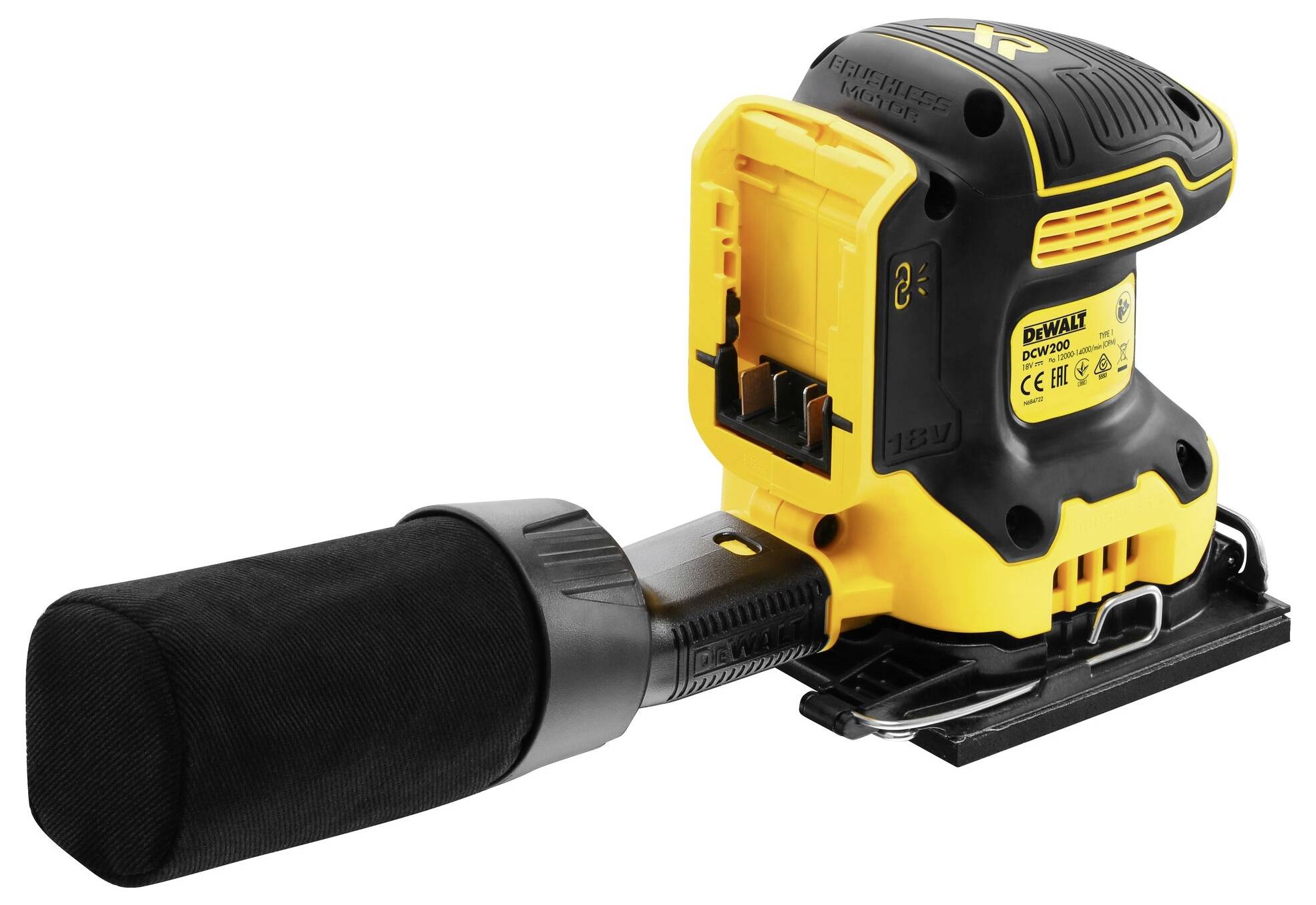 DEWALT DCW200NT-XJ Akku-Vibrationsschleifer