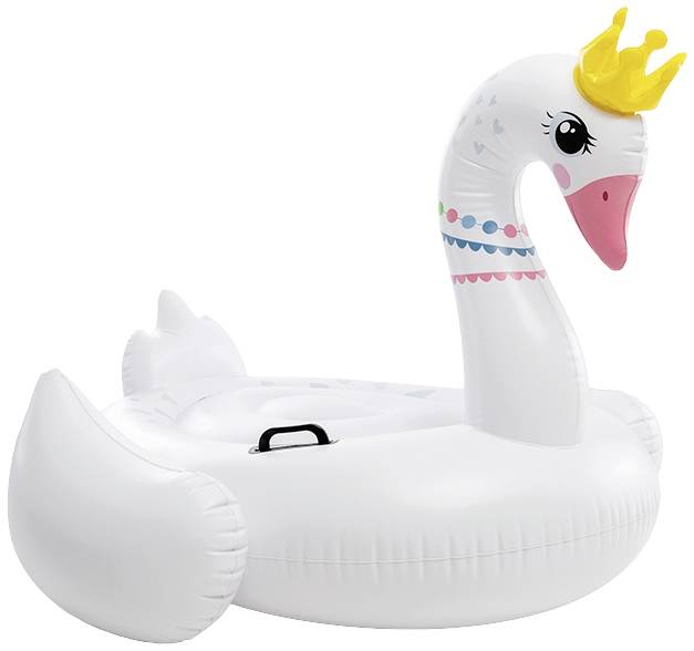 NTEX 57562NP - Schwimmtier - majestätischer Schwan (142x137x99cm) Ride-On Floater