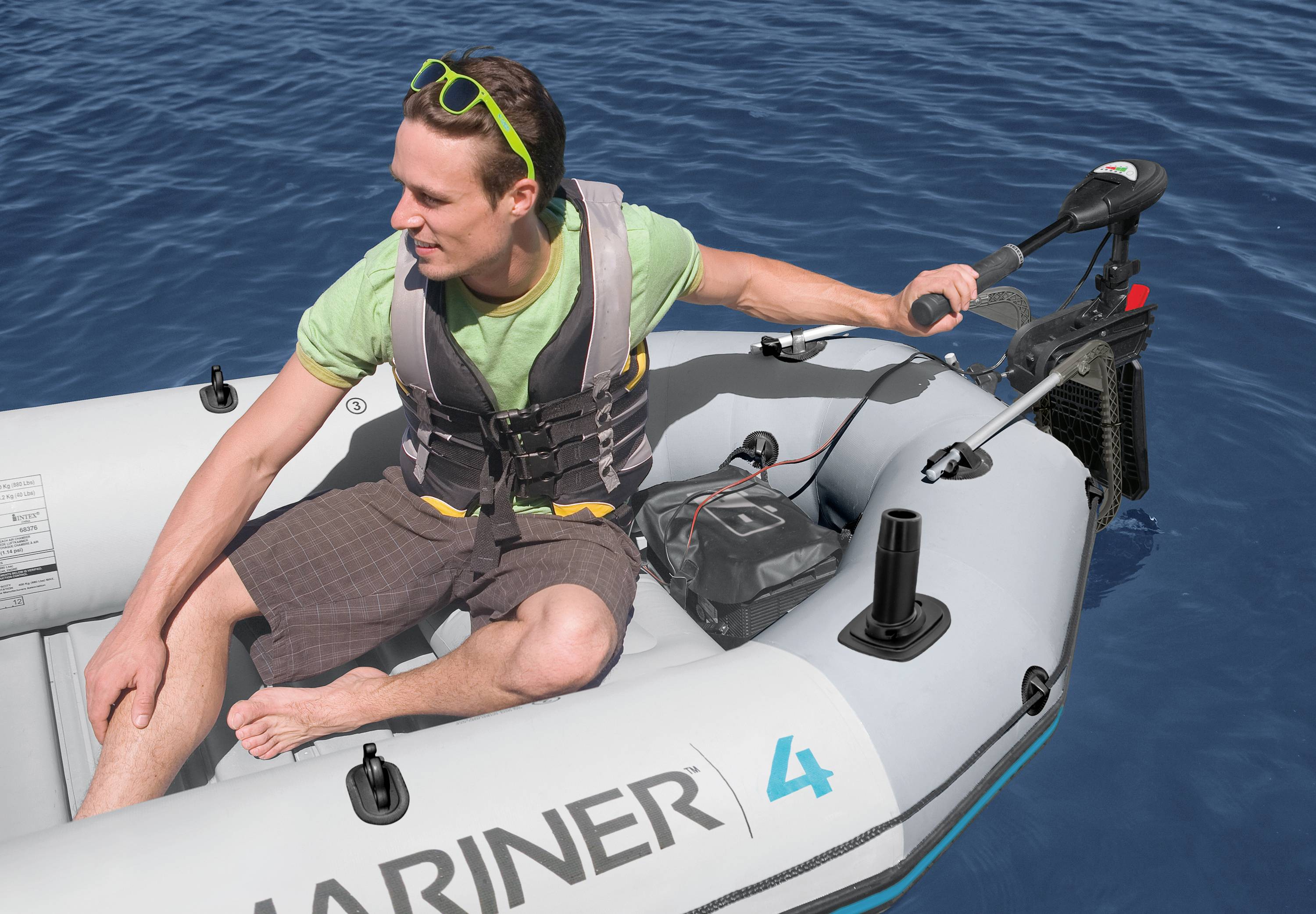 Intex Aussenbordmotor Transcom Mount Trolling 12V 68631