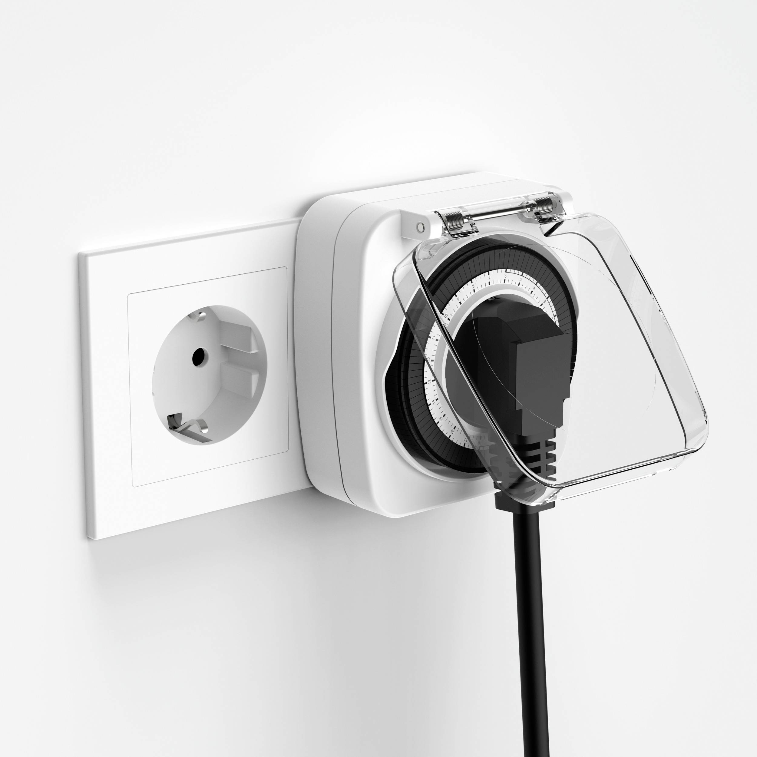 Ansmann 1260-0013 Zeitschaltuhr analog Tagesprogramm 3680W IP44