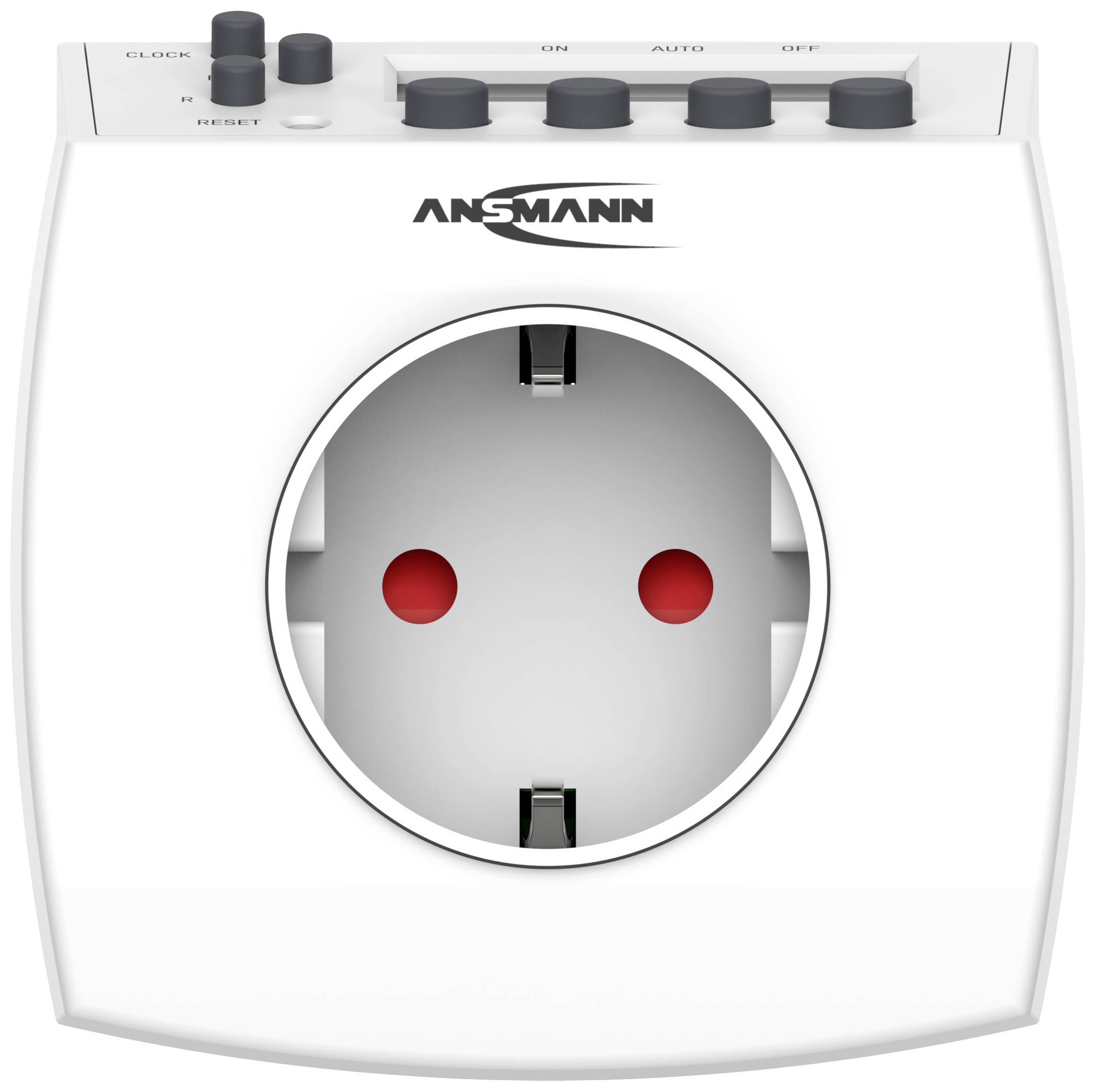 Ansmann 1260-0011 Zeitschaltuhr digital Tagesprogramm, Wochenprogramm 3680W Zufallsfunktion, Sommer-/Winterzeitumstellung