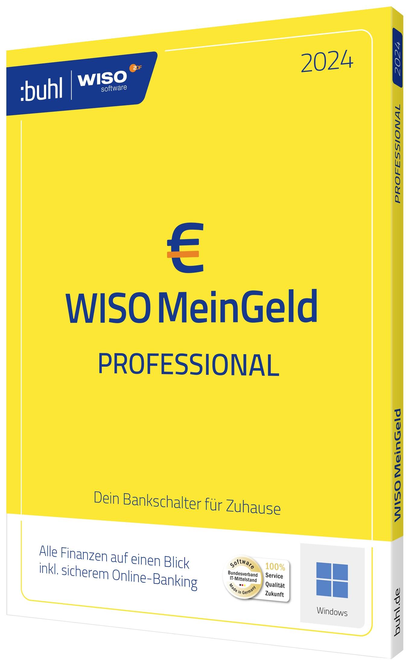 WISO Mein Geld Professional 2024 Vollversion, 1 Lizenz Windows Finanz-Software