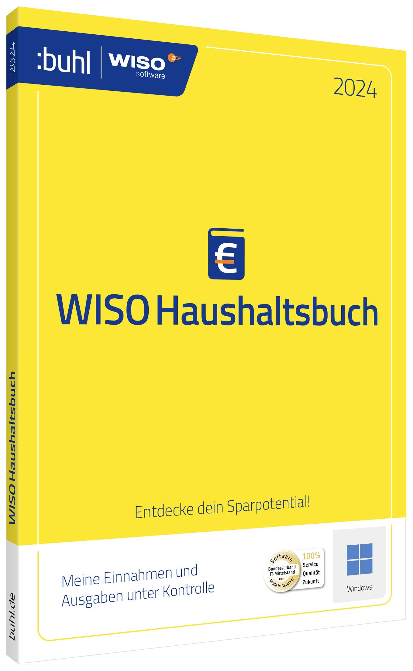 WISO Haushaltsbuch 2024 Vollversion, 1 Lizenz Windows Finanz-Software