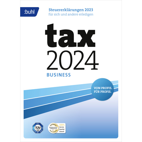 WISO tax 2024 Business Vollversion, 1 Lizenz Windows Steuer-Software