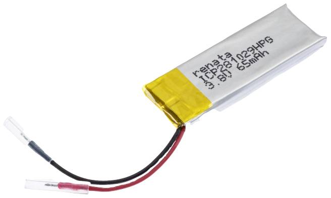 Renata ICP281029HPG Spezial-Akku Prismatisch Kabel LiPo 3.7V 68 mAh 1St.