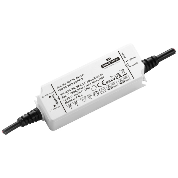 Dehner Elektronik SPF 35-12VSP LED-Trafo, LED-Treiber Konstantspannung 35 W 2.9 A 12 V Möbelzulassu