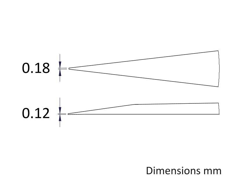 Ideal Tek 3C.SA.0.IT Präzisionspinzette 1 Stück 3c 110mm