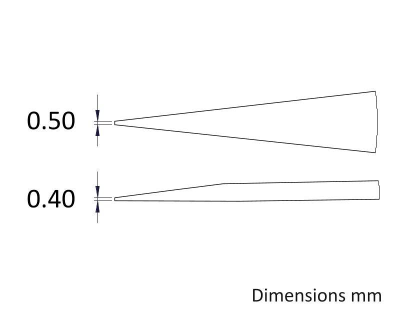 Ideal Tek AA.SA.6.IT Boley Pinzette 1 Stück AA 130mm