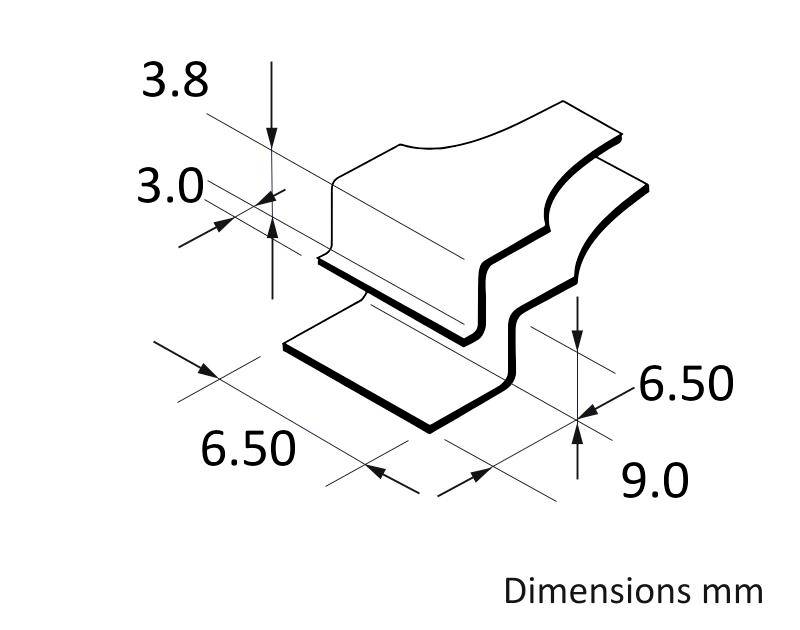 Ideal Tek 2WF.SA.1.IT Wafer-Pinzette 1 Stück 2WF 120mm