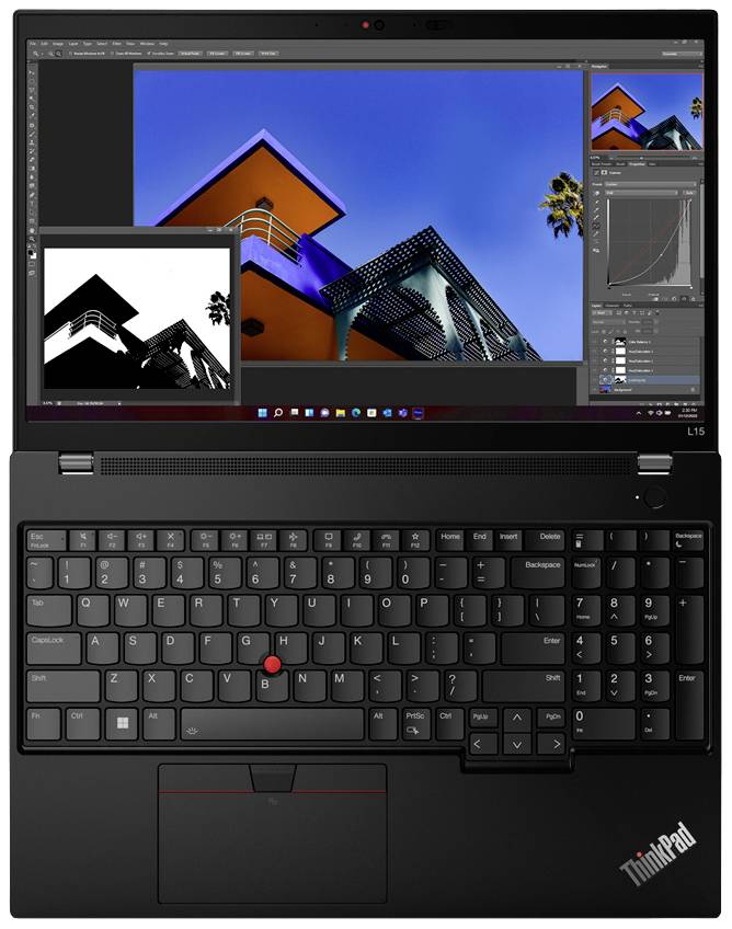 Lenovo Notebook ThinkPad L15 Gen 4 (AMD) 39.6 cm (15.6 Zoll) Full HD AMD Ryzen 7 Pro 7730U 32 GB RAM 1 TB SSD Deutsch, QWERTZ Schwarz 21H7002