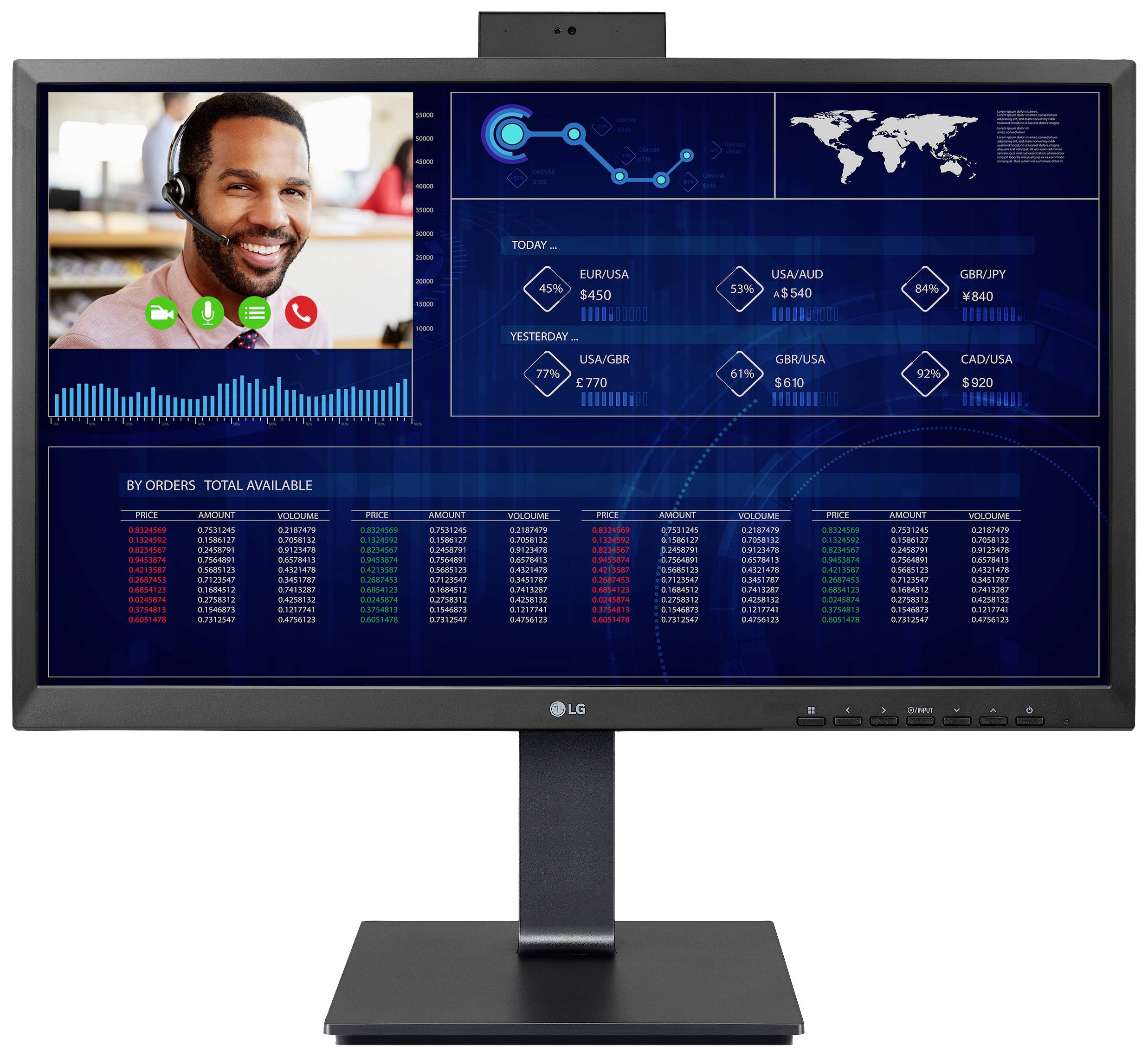 LG Electronics All-in-One Thin Client 24CQ651I-6P.AEU 60.5 cm (23.8 Zoll) Full HD Intel® Pentium® N6005 3.3 GHz 8 GB RAM 256 GB SSD Intel IGE