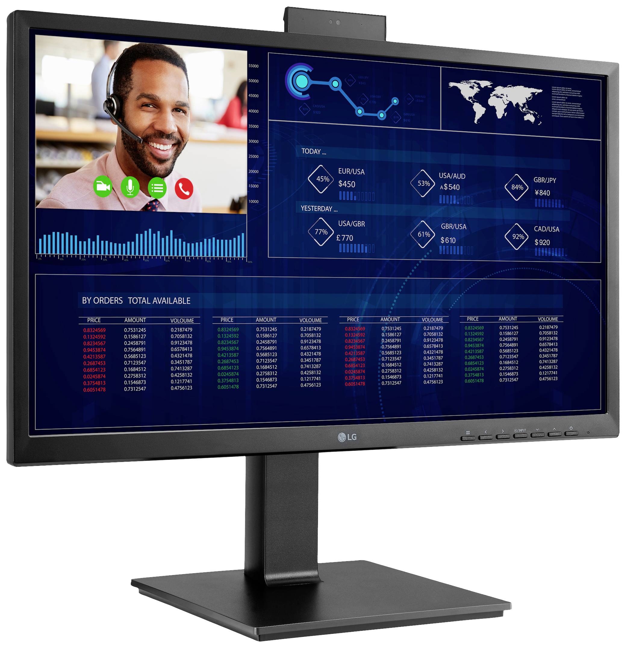 LG Electronics All-in-One Thin Client 24CQ651I-6P.AEU 60.5cm (23.8 Zoll) Full HD Intel® Pentium® N6005 3.3GHz 8GB RAM 256GB SSD
