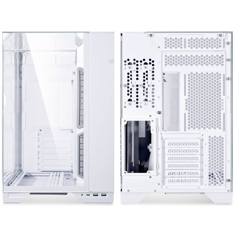 Lian Li Lian Li O11 Vision Gehäuse - weiß Midi-Tower Gaming-Gehäuse Weiß