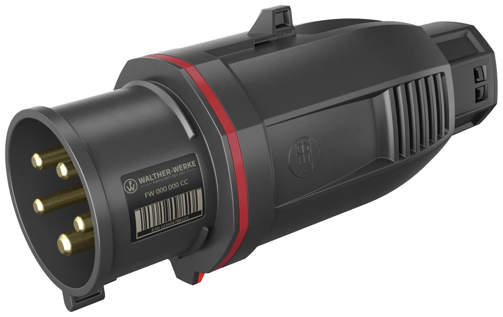 Walther Werke FW230506CC CEE Stecker 32A 5polig 200 V, 415V 1St.