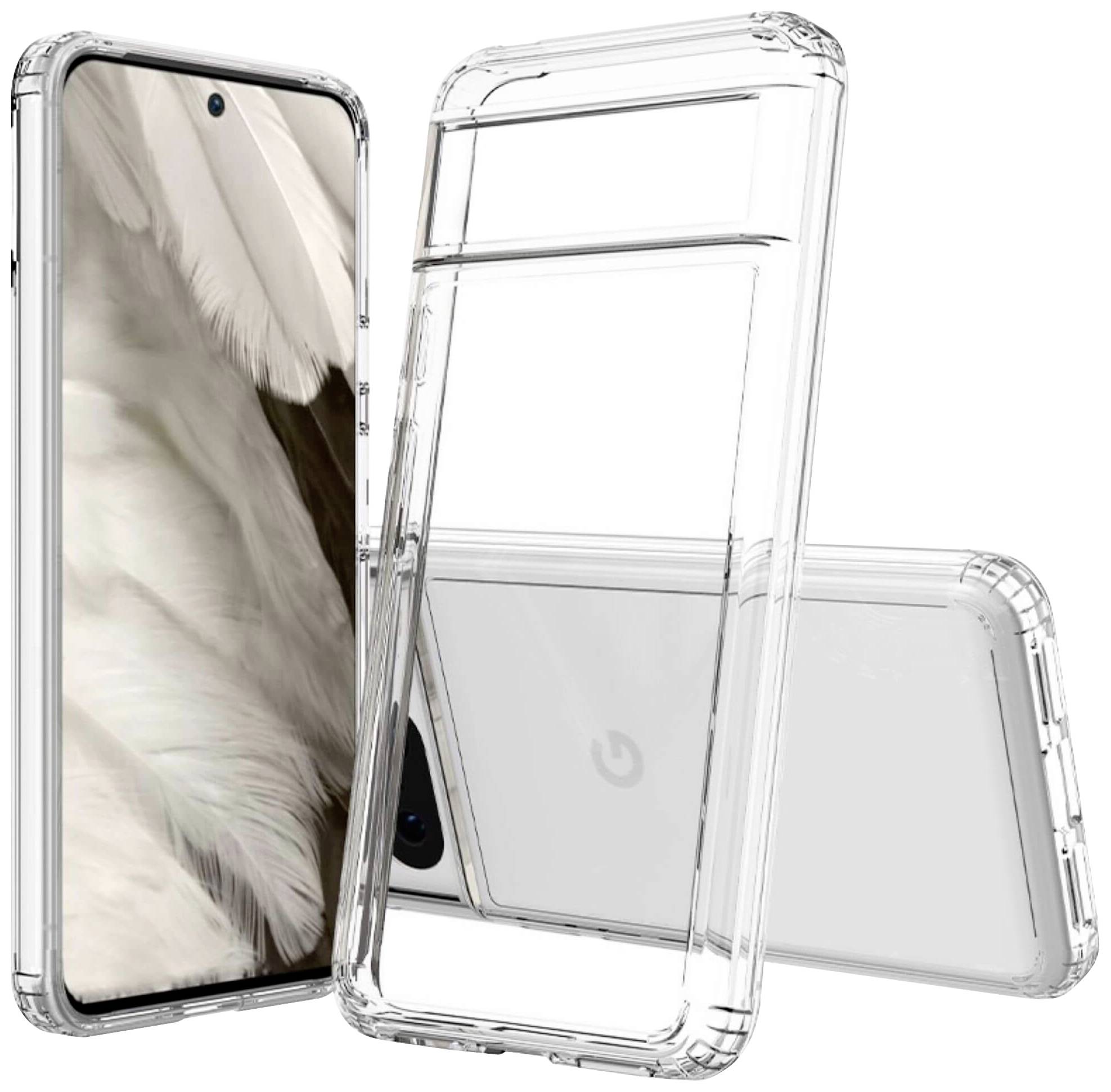 JT Berlin Pankow Clear Backcover Google Pixel 8 Transparent Stoßfest 11044