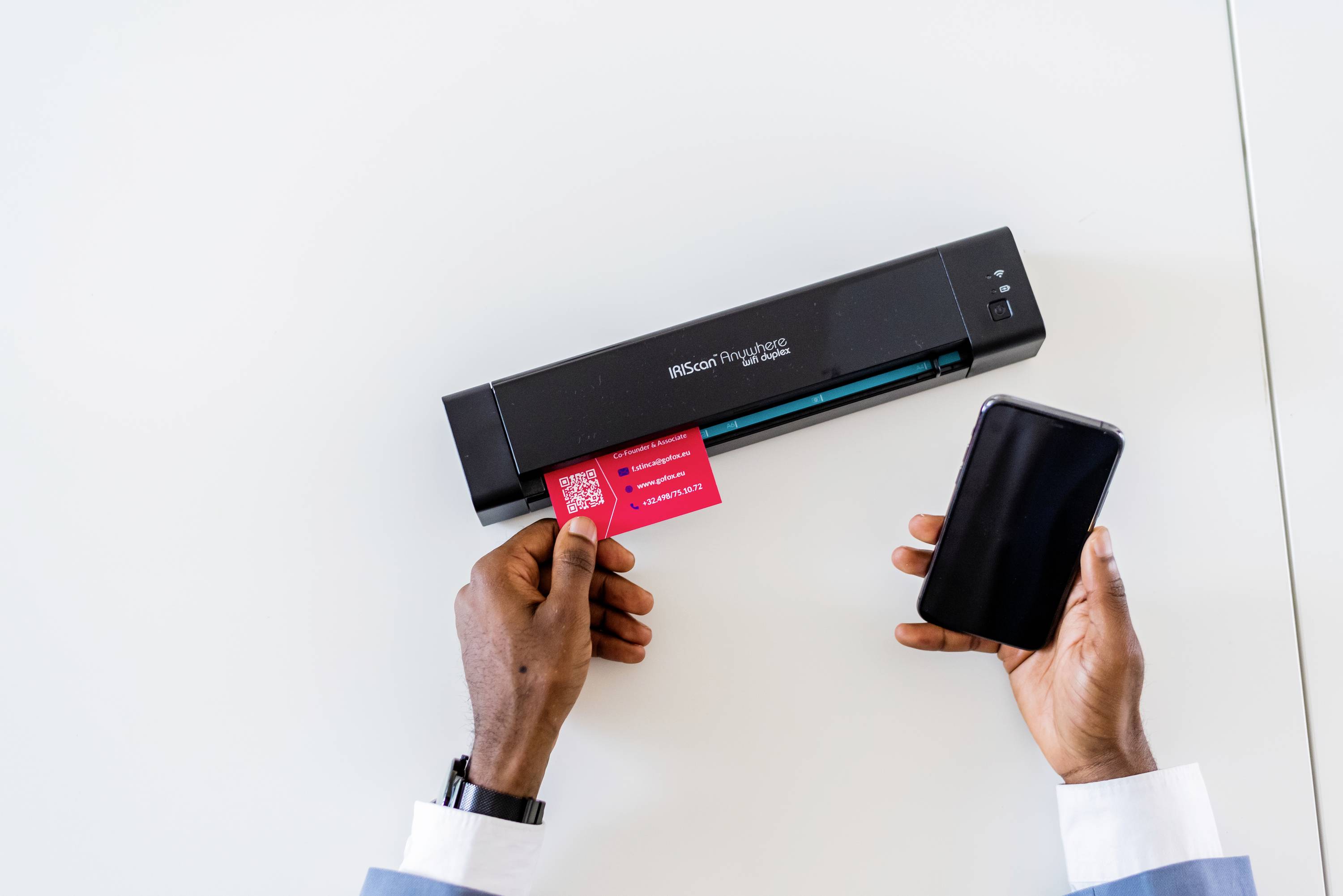 IRIS by Canon IRIScan Anywhere 6 WIFI Duplex15PPM Mobiler Duplex-Dokumentenscanner A4 600 x 1200 dpi 15 Seiten/min WLAN, USB-C®