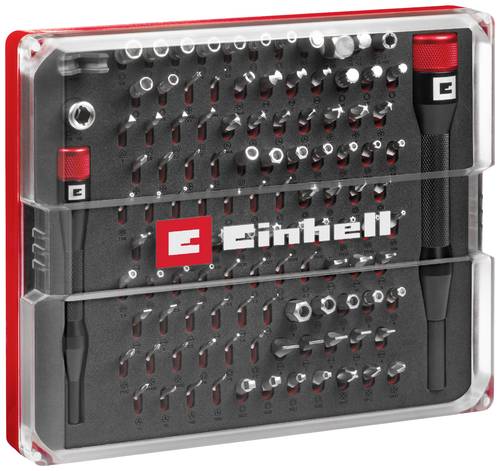 Einhell 115040 Bit-Set 114teilig Spanner, JIS, T-Profil, Gamebit, Sim-Eject-Bit, Schlitz, Tri-Point,