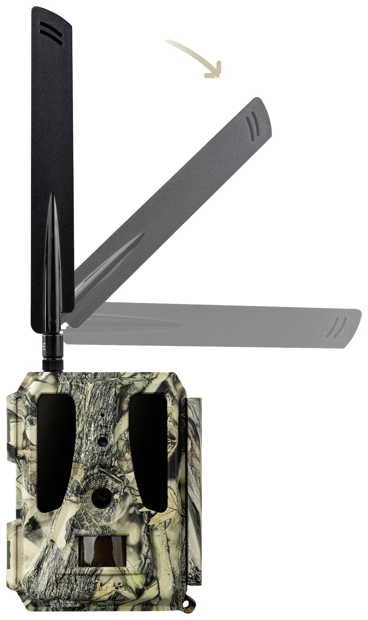 DÖRR SnapShot Cloud Pro 4G WA Wildkamera 24 Megapixel 4G Bildübertragung, Black LEDs, Tonaufzeichnung, Zeitrafferfunktion Camouflage, Olivgrün