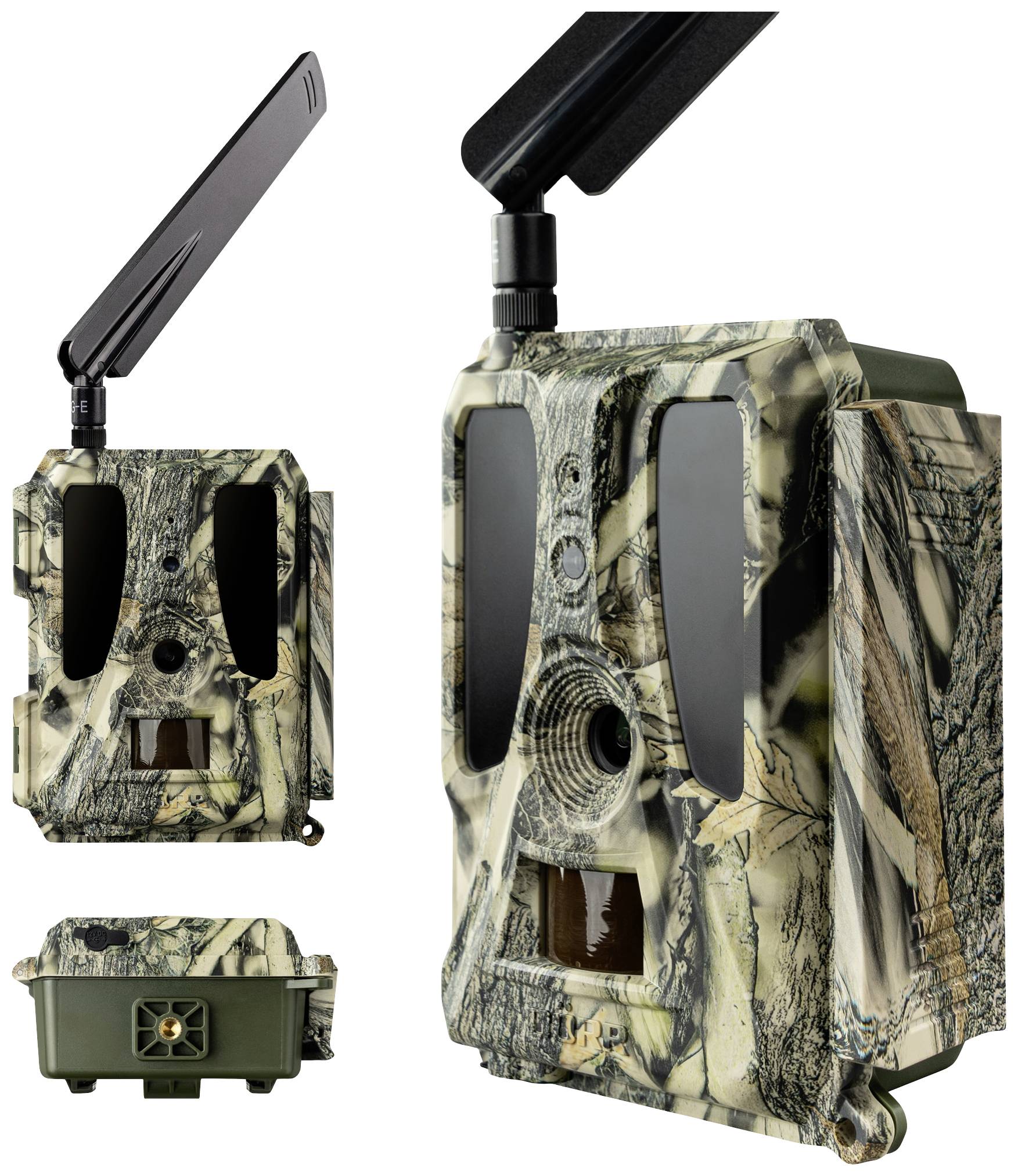 DÖRR SnapShot Cloud Pro 4G WA Wildkamera 24 Megapixel 4G Bildübertragung, Black LEDs, Tonaufzeichnung, Zeitrafferfunktion Camouflage, Olivgrün