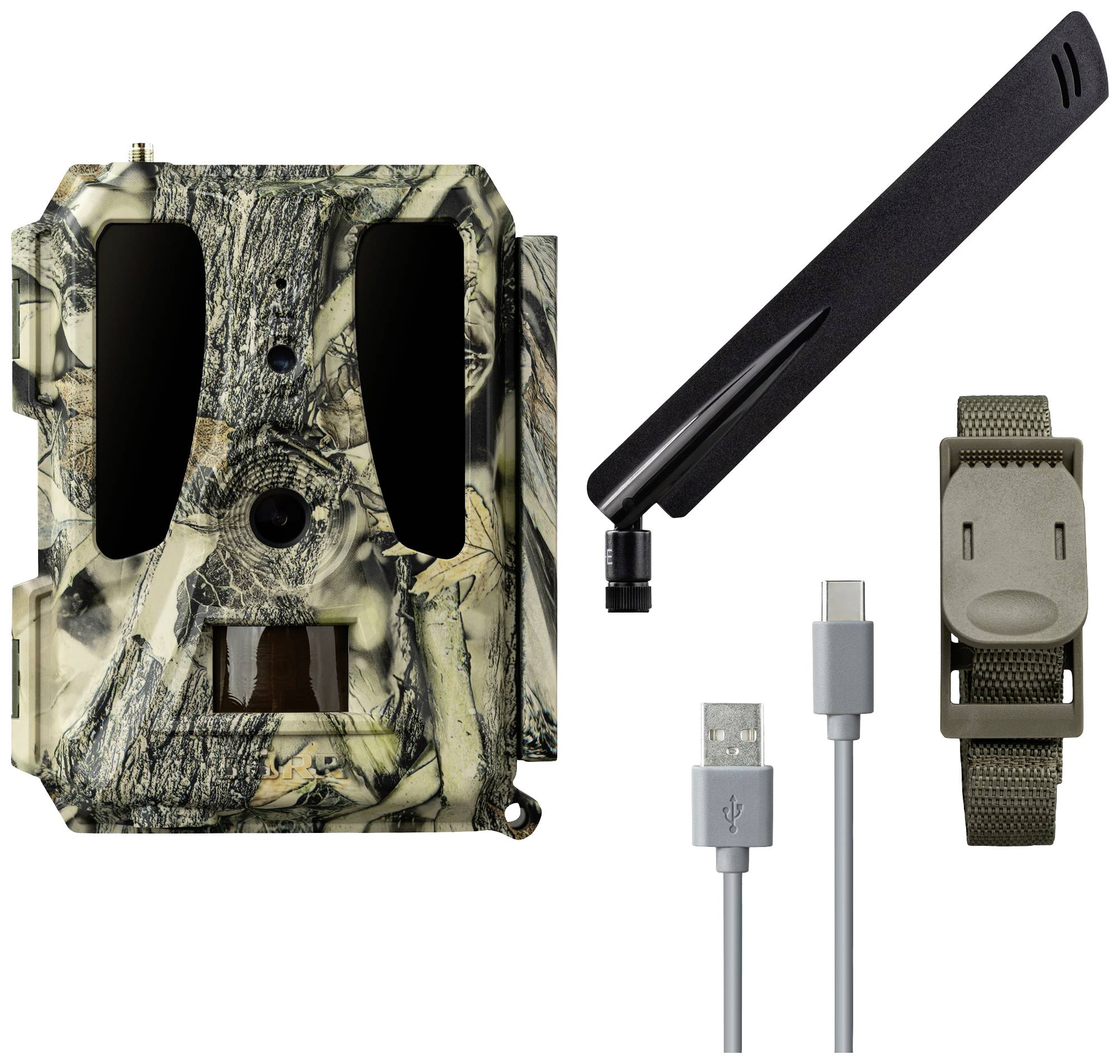 DÖRR SnapShot Cloud Pro 4G WA Wildkamera 24 Megapixel 4G Bildübertragung, Black LEDs, Tonaufzeichnung, Zeitrafferfunktion Camouflage, Olivgrün