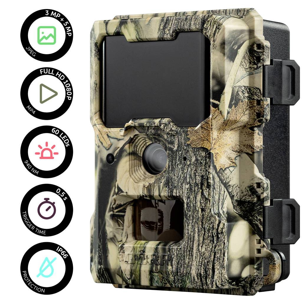 DÖRR SnapShot Mini 5.0 Pro Wildkamera 5 Megapixel Black LEDs, Tonaufzeichnung, Zeitrafferfunktion Camouflage