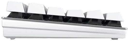 CHERRY KC 200 MX Kabelgebunden Tastatur Deutsch, QWERTZ Weiß, Silber