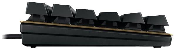 CHERRY KC 200 MX Kabelgebunden Tastatur Deutsch, QWERTZ Schwarz, Bronze