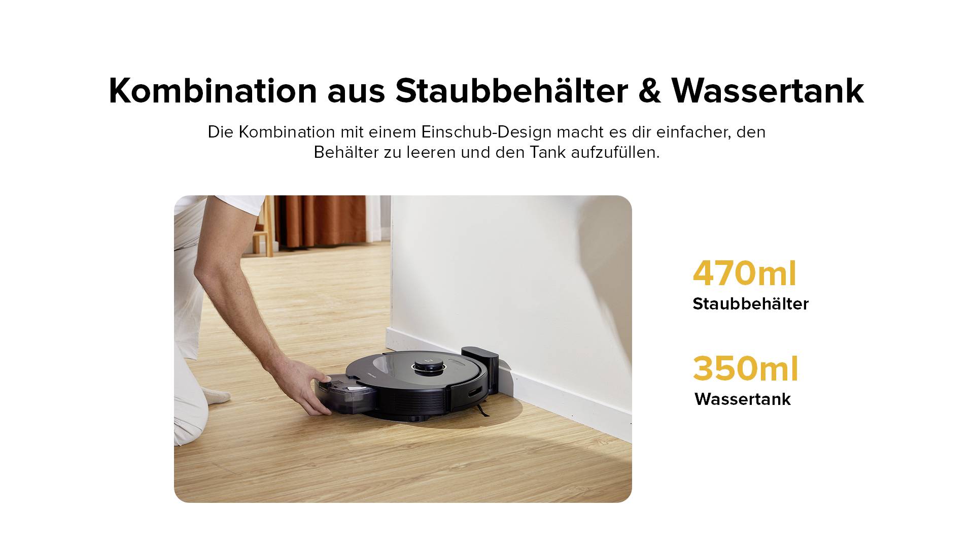 Roborock Q8 Max Special Saug-und Wischroboter Schwarz