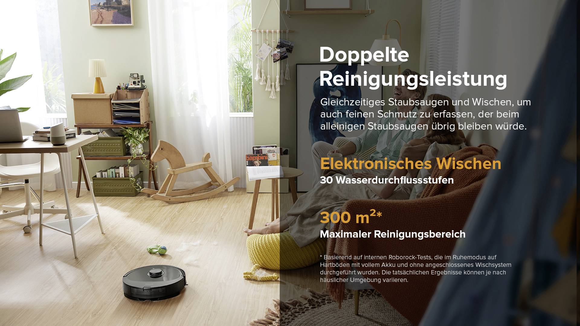 Roborock Q8 Max Special Saug-und Wischroboter Schwarz