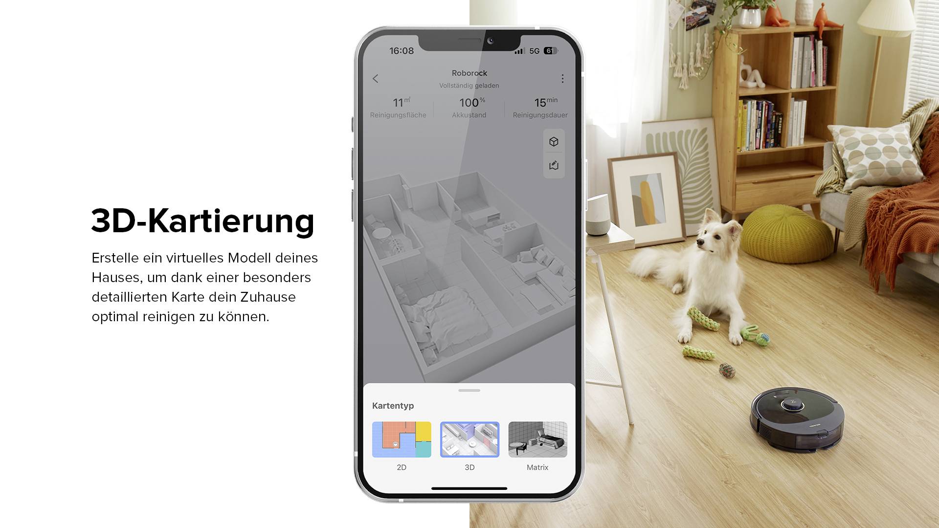 Roborock Q8 Max Special Saug-und Wischroboter Schwarz