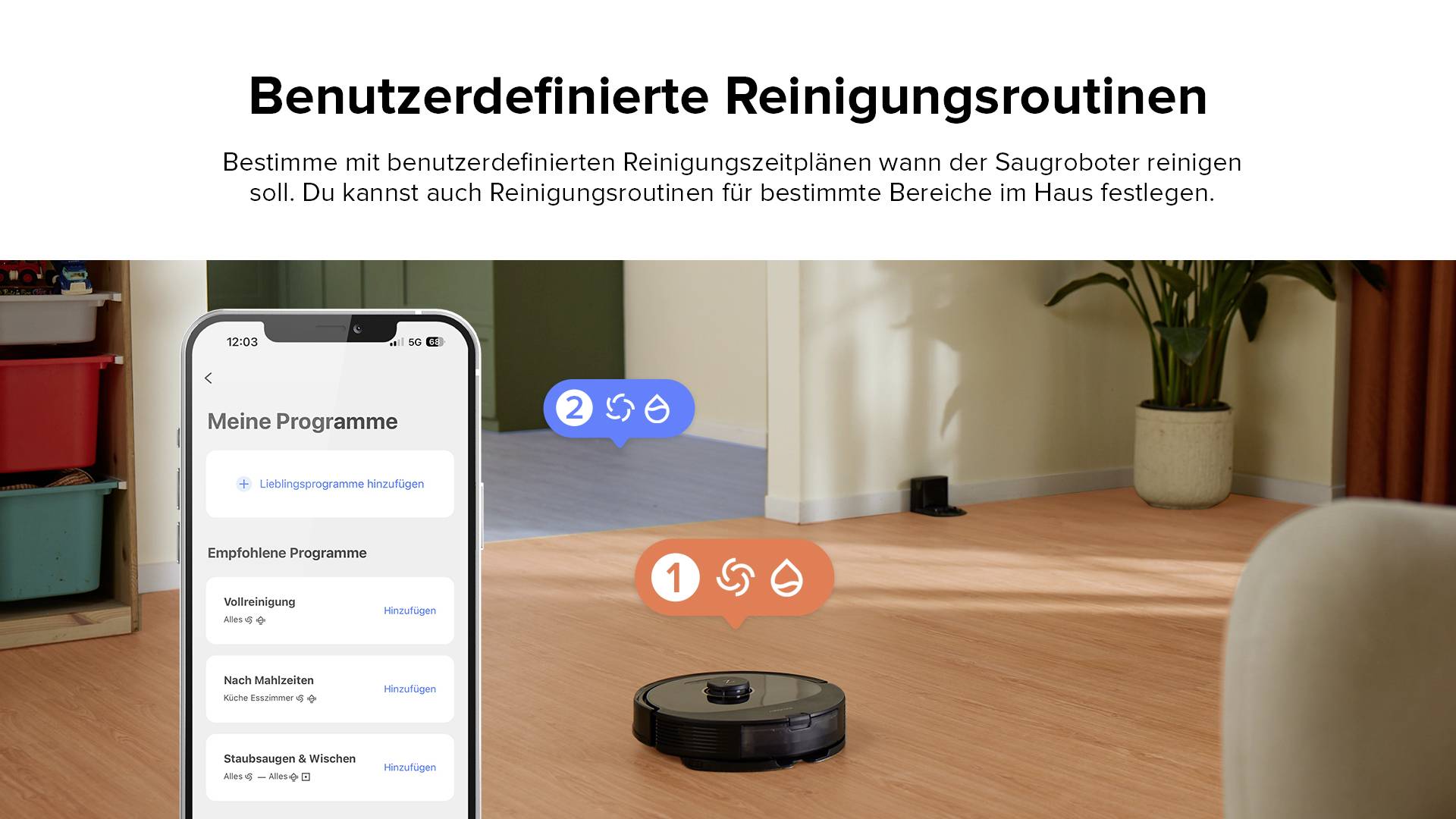 Roborock Q8 Max Special Saug-und Wischroboter Schwarz