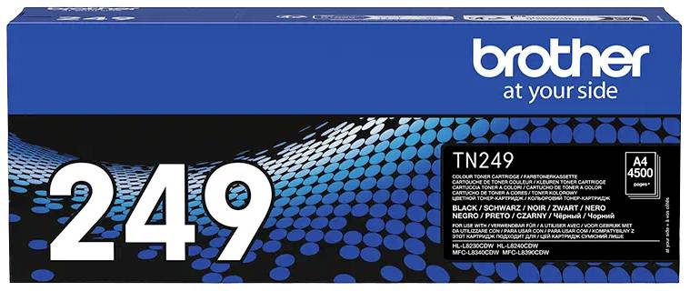 Brother Toner TN-249BK Original Schwarz 4500 Seiten TN249BK