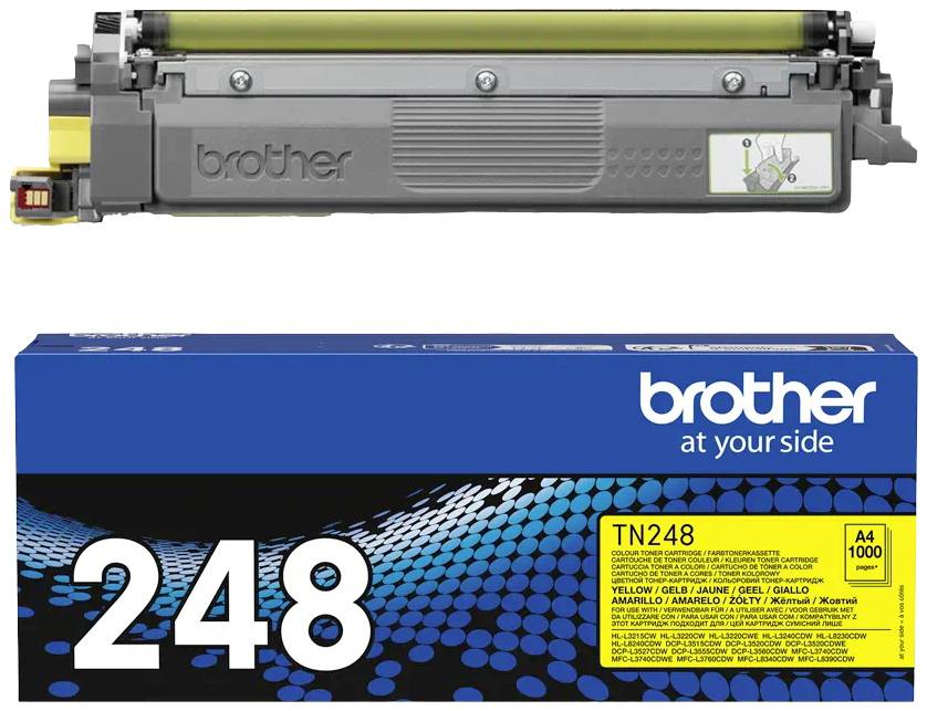 Brother Toner TN-248Y Original Gelb 1000 Seiten TN248Y