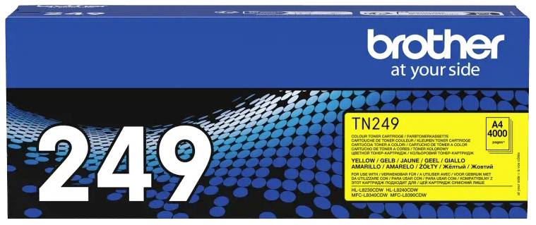Brother Toner TN-249Y Original Gelb 4000 Seiten TN249Y