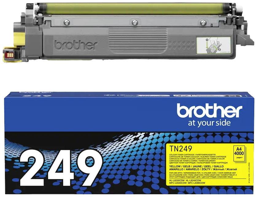 Brother Toner TN-249Y Original Gelb 4000 Seiten TN249Y