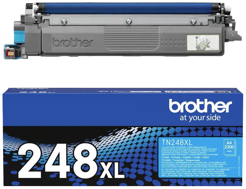 Brother Toner TN-248XLC Original Cyan 2300 Seiten TN248XLC
