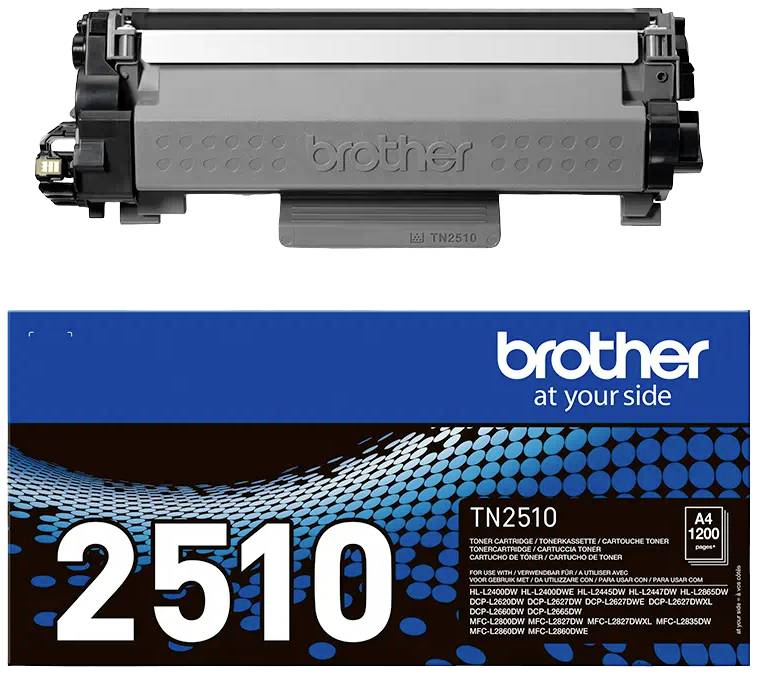 Brother Toner TN-2510 Original Schwarz 1200 Seiten TN2510