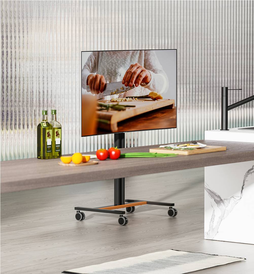 My Wall HP121L Monitor-Standfuß Neigbar, Höhenverstellbar 86,4cm (34") - 139,7cm (55") Neigbar, Höhenverstellbar