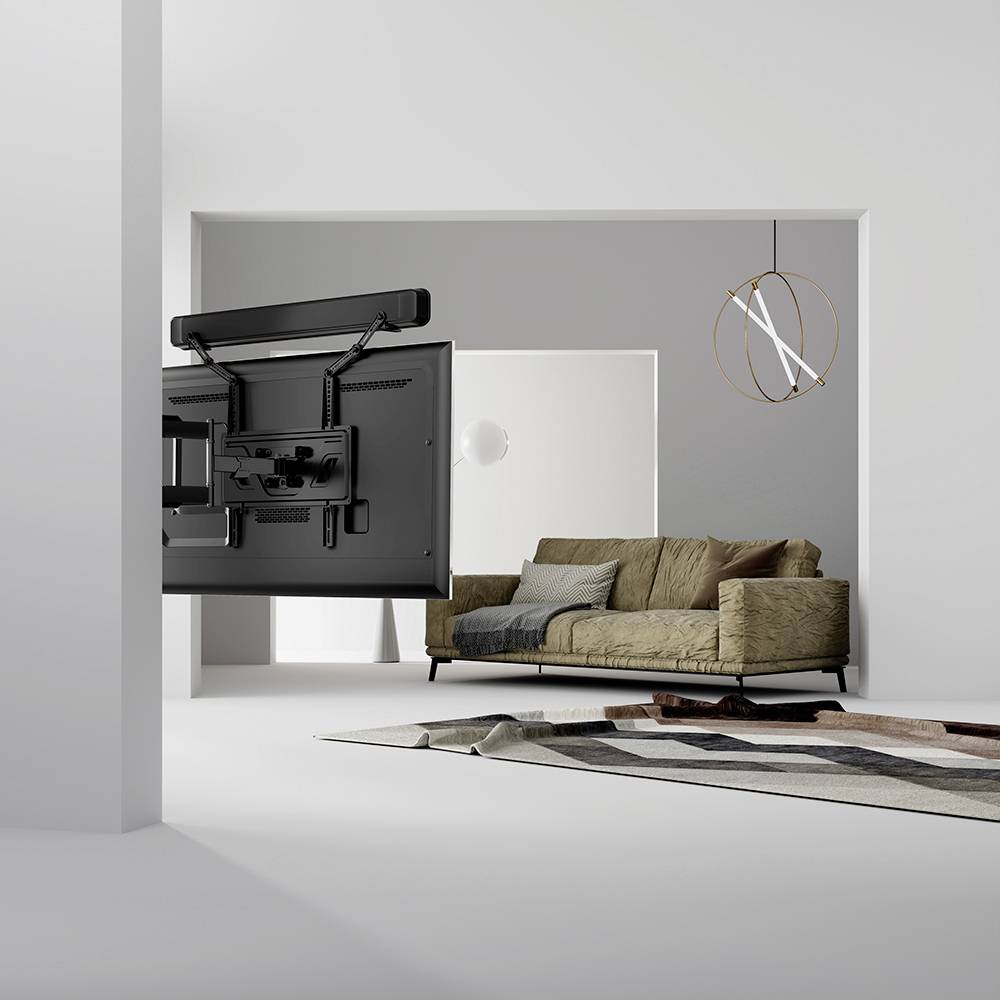 My Wall HZ32-2L Soundbar-Halterung Neigbar, Schwenkbar Schwarz 1St.