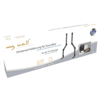 My Wall HZ32-2L Soundbar-Halterung Neigbar, Schwenkbar Schwarz 1 St. My Wall HZ32-2L Soundbar-Halterung Neigbar, Schwenkbar Schwarz 1 St.