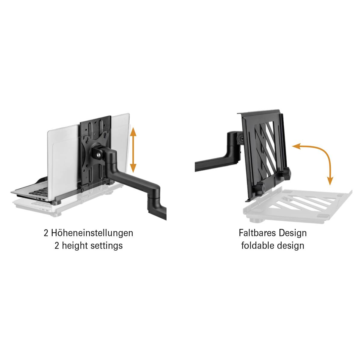 My Wall HLA4L Notebook-Ständer neigbar, höhenverstellbar
