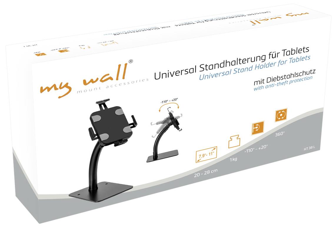 My Wall HT38L Tablet-Ständer Universal 20,1 cm (7,9") - 27,9 cm (11")