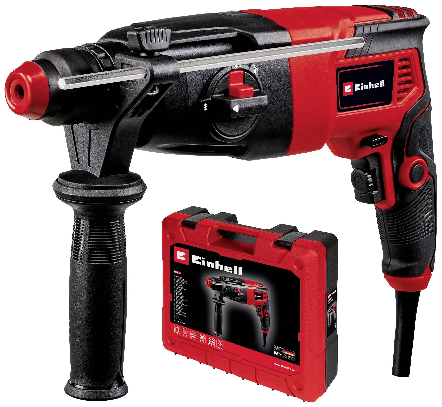 Einhell TC-RH 620 4F SDS-Plus-Bohrhammer 240V 620W