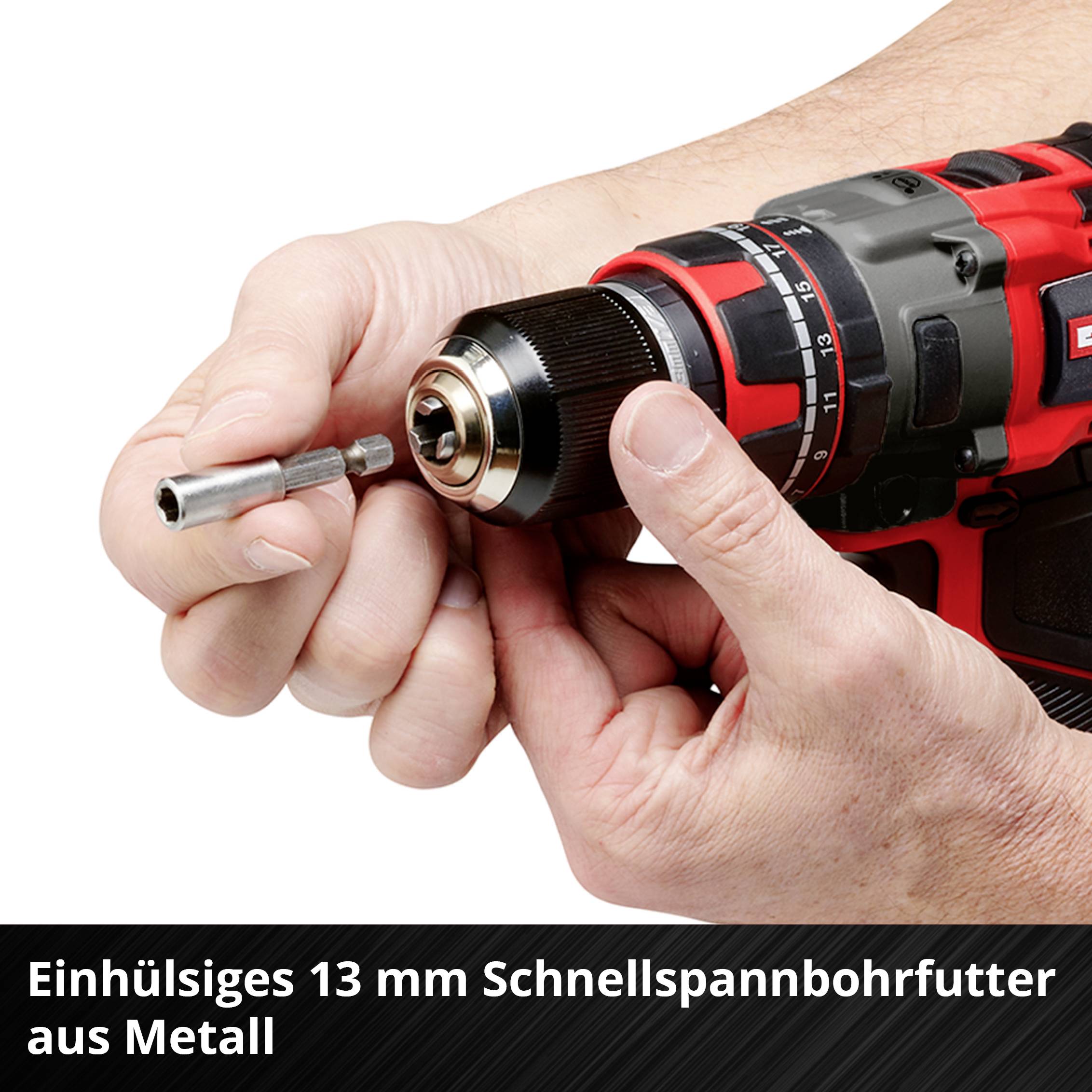 Einhell Professional Professional TP-CD 18/80 Li-i BL - Solo Power X-Change 2-Gang-Akku-Schlagbohrschrauber bürstenlos, ohne Akku